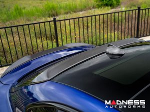 Alfa Romeo Giulia Roof Spoiler - Carbon Fiber - Feroce Carbon - Full Size Alfa Romeo Giulia Roof Spoiler - Carbon Fiber - Feroce Carbon - Full Size